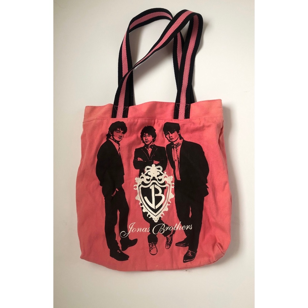 Pink Jonas Brothers Tote Bag |